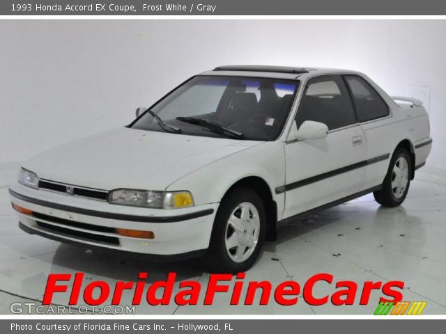 1993 Honda Accord EX Coupe in Frost White
