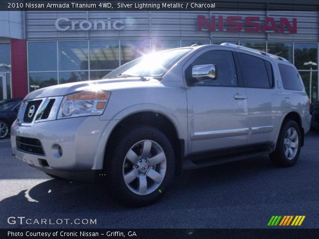 2010 Nissan Armada Titanium 4WD in Silver Lightning Metallic