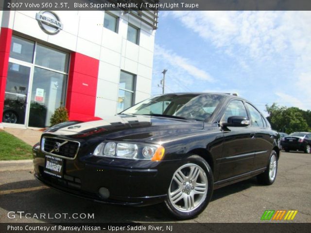 2007 Volvo S60 2.5T in Black Sapphire Metallic