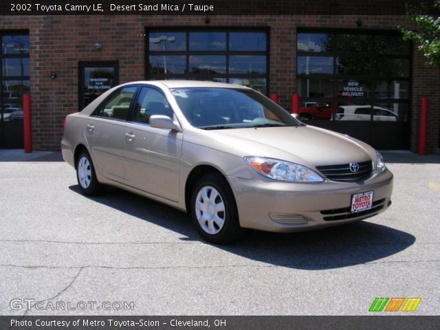 2002 Toyota Camry LE in Desert Sand Mica