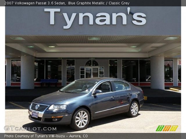 2007 Volkswagen Passat 3.6 Sedan in Blue Graphite Metallic