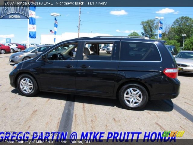 2007 Honda Odyssey EX-L in Nighthawk Black Pearl