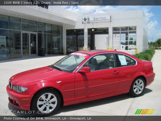 2006 BMW 3 Series 325i Coupe in Imola Red