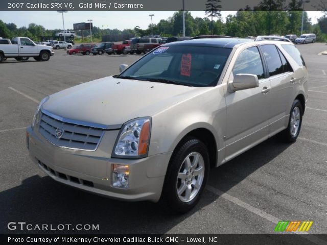 2007 Cadillac SRX V6 in Gold Mist