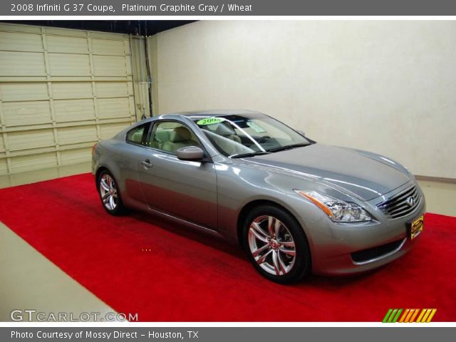 2008 Infiniti G 37 Coupe in Platinum Graphite Gray