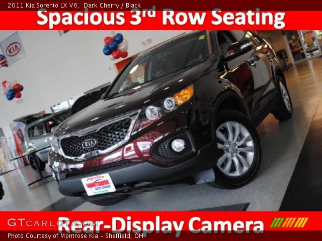 2011 Kia Sorento LX V6 in Dark Cherry