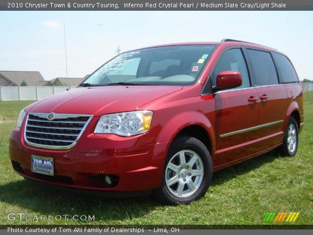 2010 Chrysler Town & Country Touring in Inferno Red Crystal Pearl