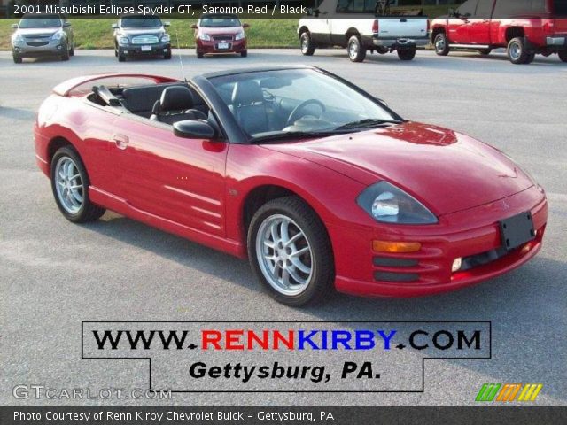 2001 Mitsubishi Eclipse Spyder GT in Saronno Red
