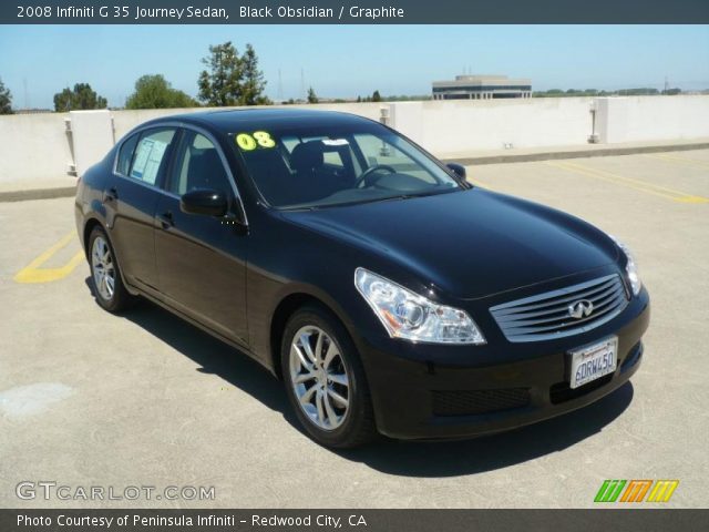 2008 Infiniti G 35 Journey Sedan in Black Obsidian