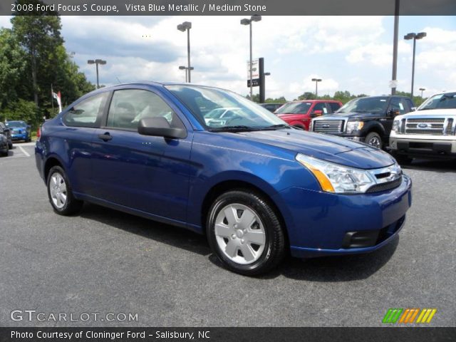 2008 Ford Focus S Coupe in Vista Blue Metallic