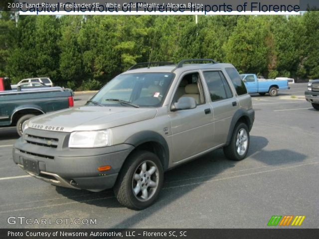 2003 Land Rover Freelander SE in White Gold Metallic