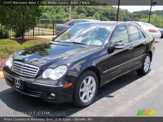 2007 Mercedes-Benz C 280 4Matic Luxury in Black