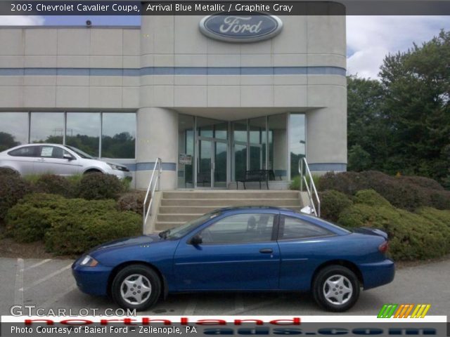 2003 Chevrolet Cavalier Coupe in Arrival Blue Metallic