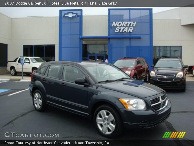 2007 Dodge Caliber SXT in Steel Blue Metallic