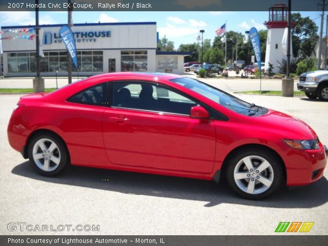 2007 Honda Civic EX Coupe in Rallye Red