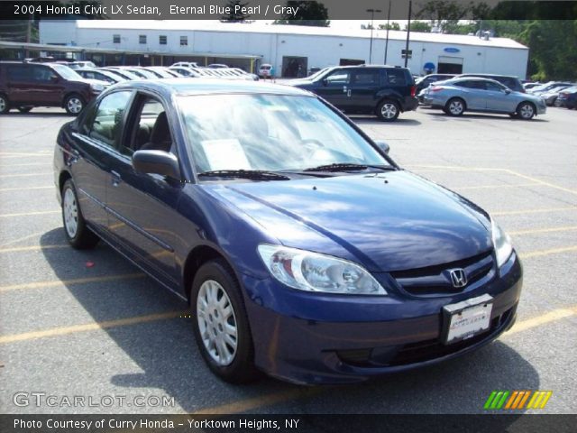 2004 Honda Civic LX Sedan in Eternal Blue Pearl