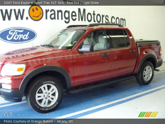 2007 Ford Explorer Sport Trac XLT 4x4 in Red Fire