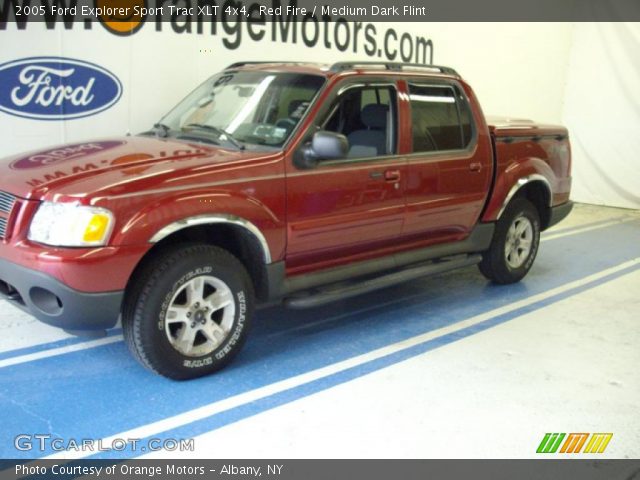 2005 Ford Explorer Sport Trac XLT 4x4 in Red Fire