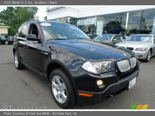 2007 BMW X3 3.0si in Jet Black