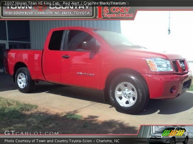2007 Nissan Titan XE King Cab in Red Alert