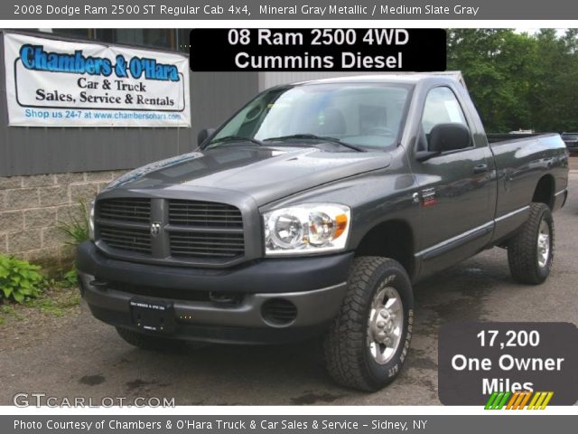 2008 Dodge Ram 2500 ST Regular Cab 4x4 in Mineral Gray Metallic