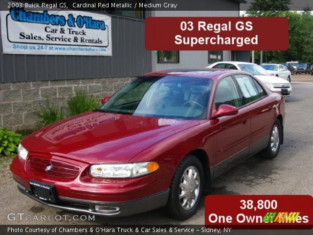 2003 Buick Regal GS in Cardinal Red Metallic