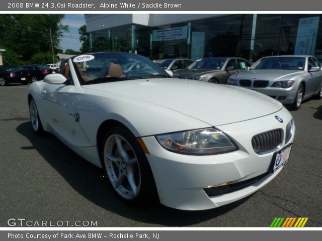 2008 BMW Z4 3.0si Roadster in Alpine White
