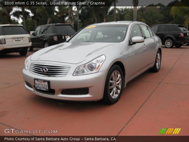 2008 Infiniti G 35 Sedan in Liquid Platinum Silver