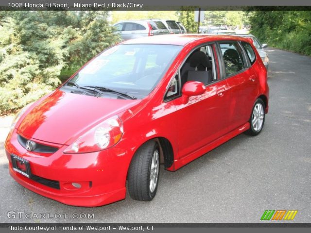 2008 Honda Fit Sport in Milano Red