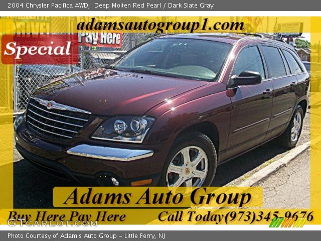 2004 Chrysler Pacifica AWD in Deep Molten Red Pearl