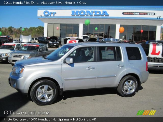 2011 Honda Pilot EX-L in Alabaster Silver Metallic