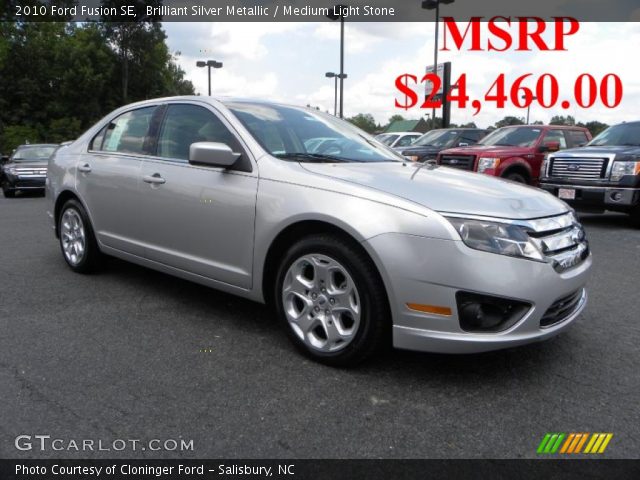 2010 Ford Fusion SE in Brilliant Silver Metallic