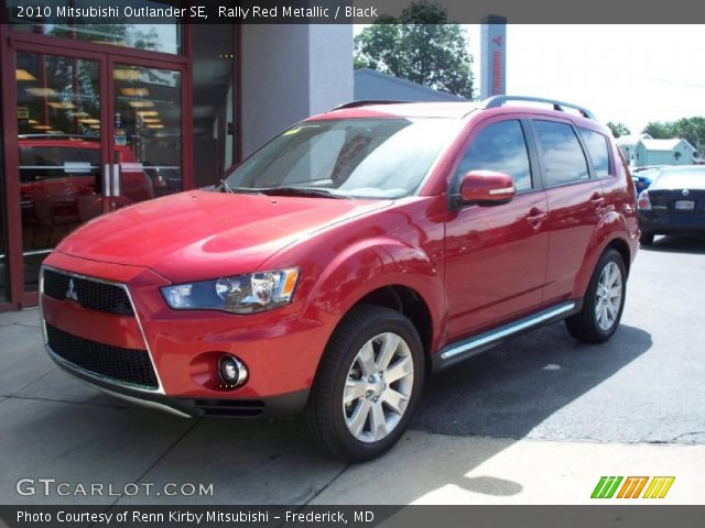 2010 Mitsubishi Outlander SE in Rally Red Metallic
