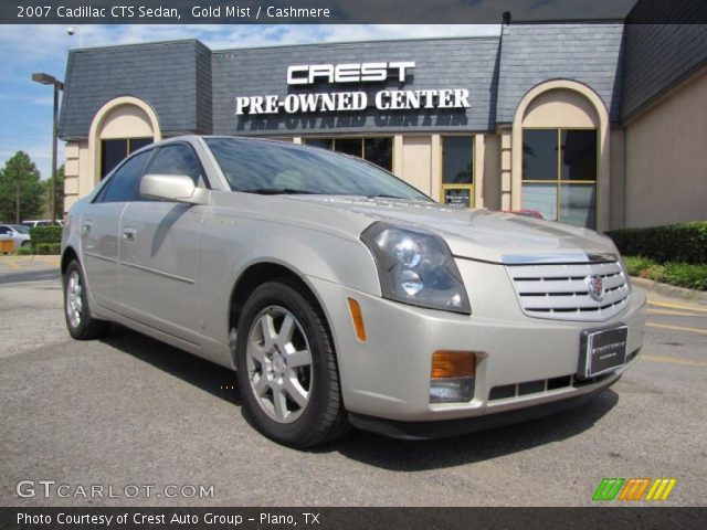 2007 Cadillac CTS Sedan in Gold Mist