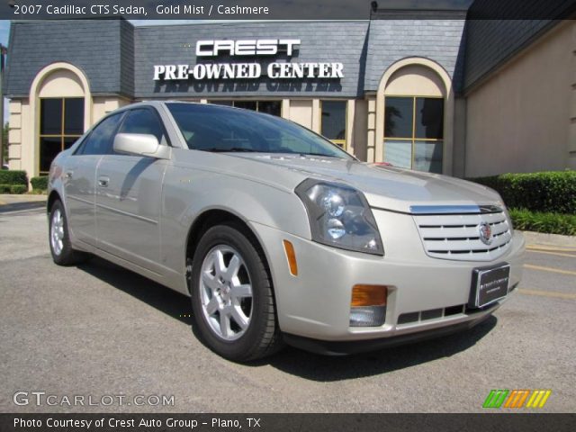 2007 Cadillac CTS Sedan in Gold Mist