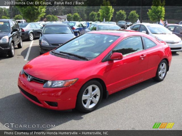 2007 Honda Civic EX Coupe in Rallye Red