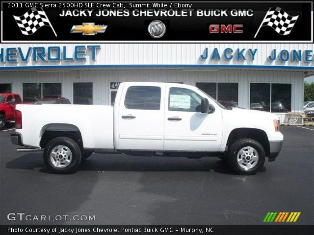 2011 GMC Sierra 2500HD SLE Crew Cab in Summit White