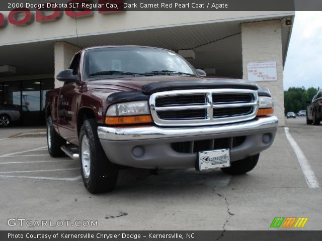 2000 Dodge Dakota SLT Regular Cab in Dark Garnet Red Pearl Coat
