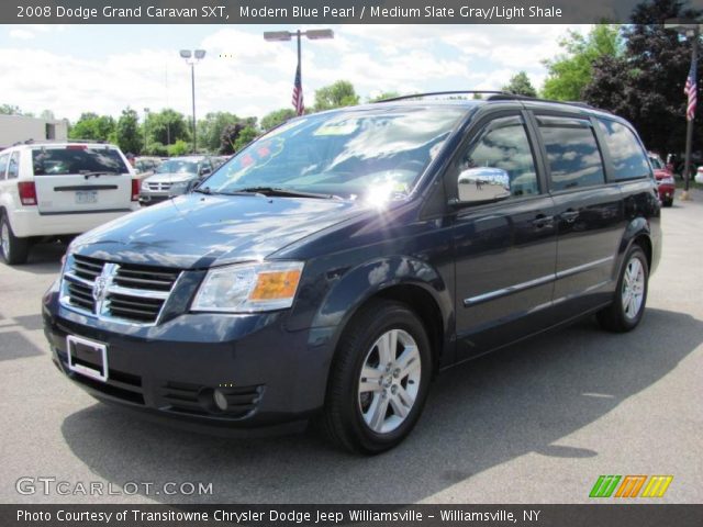 2008 Dodge Grand Caravan SXT in Modern Blue Pearl
