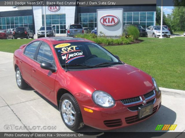 2003 Dodge Neon SXT in Blaze Red Crystal Pearl