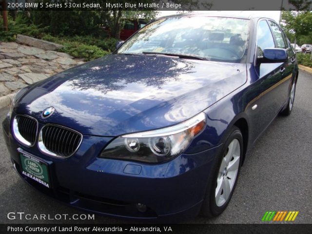 2006 BMW 5 Series 530xi Sedan in Mystic Blue Metallic