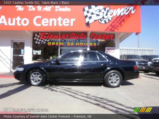 2003 Cadillac Seville SLS in Sable Black