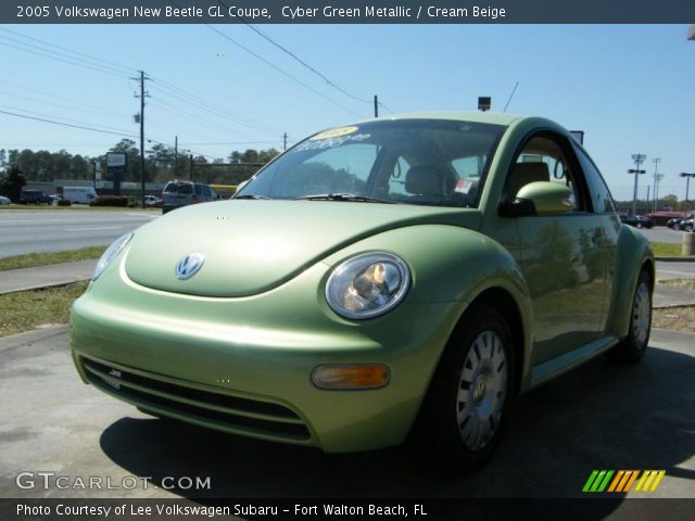 2005 Volkswagen New Beetle GL Coupe in Cyber Green Metallic