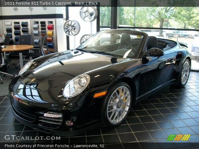 2011 Porsche 911 Turbo S Cabriolet in Black