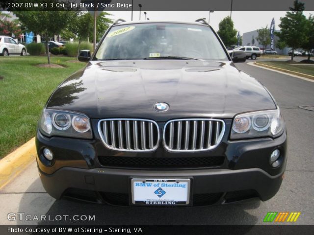 2007 BMW X3 3.0si in Jet Black
