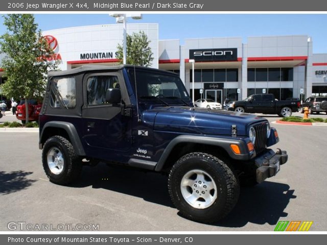 2006 Jeep Wrangler X 4x4 in Midnight Blue Pearl