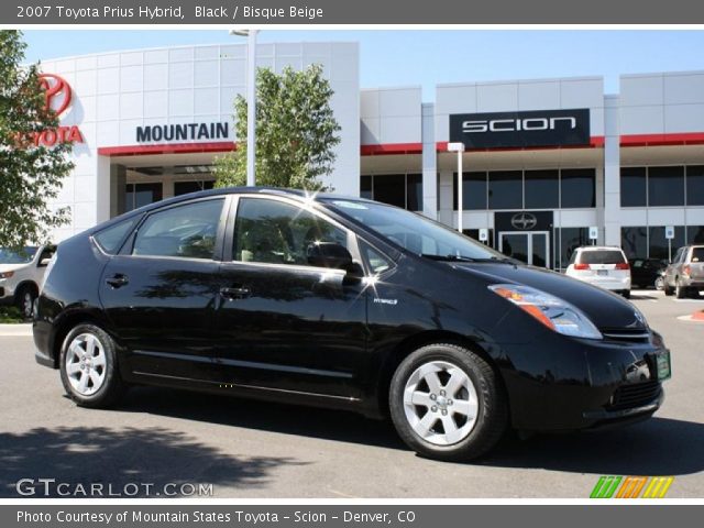 2007 Toyota Prius Hybrid in Black