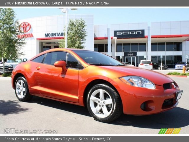2007 Mitsubishi Eclipse GS Coupe in Pure Red