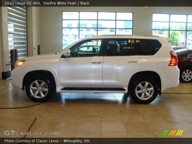 Starfire White Pearl 2010 Lexus Gx 460 Black Interior