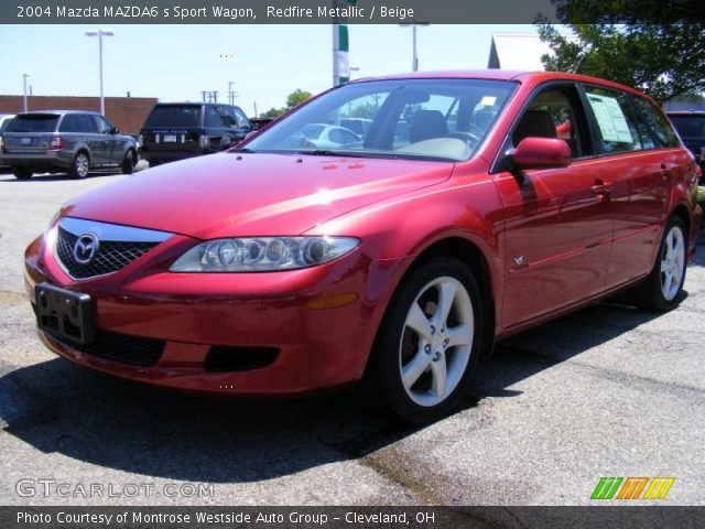 2004 Mazda MAZDA6 s Sport Wagon in Redfire Metallic